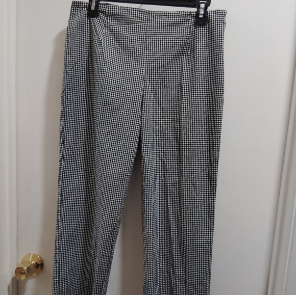 croft & barrow Pants - Croft & Barrow Women's Checkered Stretch Dress Pants